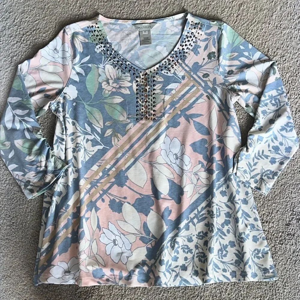 Multiples Pastel Floral Top!
